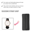 thumbnail image 3 of 30 Pcs 20mm Silicone Retainer Buckle Holder Watchbands Retaining Replacement Watch Strap Clasp Locker (Black), 3 of 6