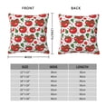 thumbnail image 2 of Pofeuu Hand Drawn Tomatoes Print Double-sided plush pillowcase Square Throw Pillow Covers Pillows Cover for Living Room Bedroom Sofa Couch Cushion Cover（No pillow core）-18"x18", 2 of 7