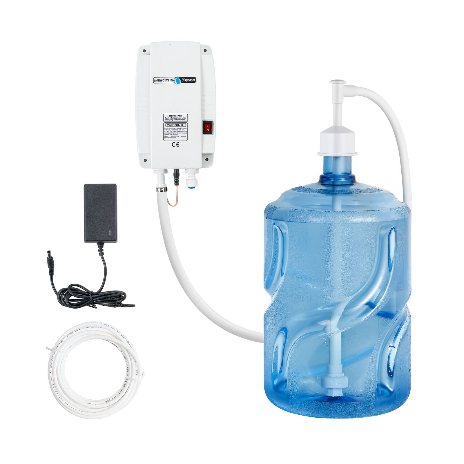 Bottled Water Dispenser Pump System 40-60 PSI for 5 Gallon Water Jugs Coffee Ice Maker