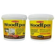 Abatron WE2QKR WoodEpox Epoxy Wood Replacement Compound Parts A & B, 2 Quart Kit