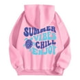thumbnail image 3 of Wxolcjlv Tween Girls Printed Hooded Sweatshirt Soft Long Sleeve Pullover Everyday Wear Top, Sizes 2-13, 3 of 4