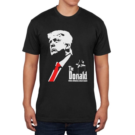 Election 2020 Donald Trump THE Donald Black Soft Adult T-Shirt - X-Small