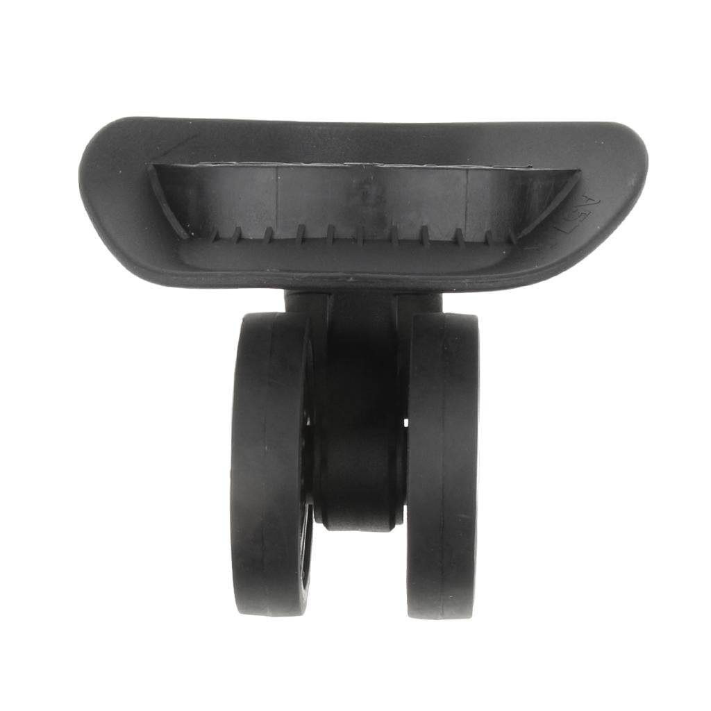2 Pieces A57 Suitcase Luggage Wheels Replacement Swivel Mute Casters for Trolley Black - Easy Installation