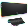 thumbnail image 1 of Extra Large  Gaming  Pad-14 Light Modes, Extended Soft LED  Pad, Anti-Slip Rubber Base, Computer Keyboard Mousepad Mat (31.5 x 12 Inch), 1 of 6