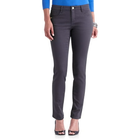 Miss Tina Women's 5 Pocket Colored Skinny Jeans