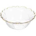 thumbnail image 2 of Large Glass Serving Bowl Salad Bowl Dessert Fruit Bowl Elegant Snacks Dessert Serving Bowl, 2 of 3