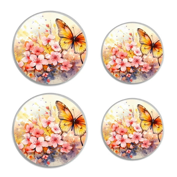 Decorative Stove Burner Covers 4 Pcs Decorative Electric Stove Burner Covers 8Inch And 10Inch ,Chinese Flower Floral Print Pink multicolor