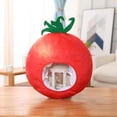 thumbnail image 5 of Slccxzc Plush Tomato Shape Hat, Novelty Vegetable Theme Headwear for Parties, 5 of 7