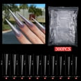 thumbnail image 5 of Long Tips Acrylic Nails Artificial Half False Tips for Salon-DIY Art Ballerina-Nails, 5 of 5