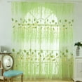 thumbnail image 1 of 2Pcs Gesang Voile Tulle Sheer Curtain Window Panel Drape 39.4x78.8, 1 of 9