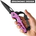 thumbnail image 2 of Multi-Function Folding Knife - Portable Outdoor Tool With Bottle Opener, Window Breaker, And Screwdriver, 2 of 6