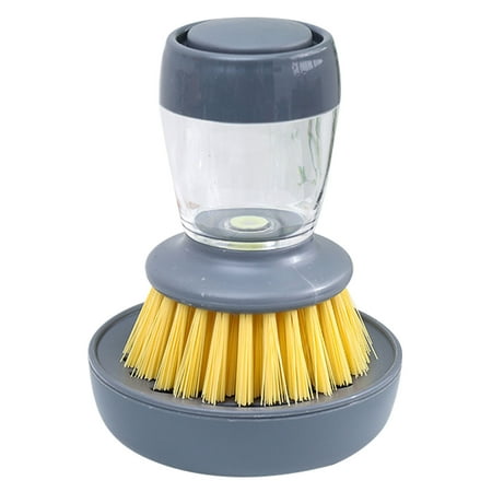 

Younar Automatic Liquid Pot Washing Brushes Push-Type Dishwashing Brush Cleaning Brush Household Cleaning Tools Kitchen Accessories