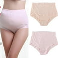 thumbnail image 3 of ZHENHONG Postpartum Panties for Women Cotton Over/Under The Bump Maternity Pregnancy Underwear, 3 of 6