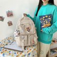 thumbnail image 3 of Large Capacity Backpack, Travel Backpack with Multi Pockets for Adults Teens Kids White, 3 of 4