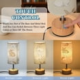 thumbnail image 3 of Touch Control Table Lamp with LED Bulb Bedside Lamp for Bedroom Living Room Bunnies Pattern, 3 of 8