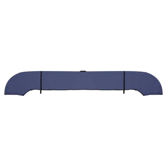 Unique Bargains Square Frame Bimini Top Storage Boot Cover with Stern Light Hole Boat Bimini Storage Bag with 2 Fixed Straps for 3 Bow 4 Bow 1 Set Navy Blue 91 in