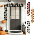 thumbnail image 7 of Moocorvic 6.73 FT Black Artificial Leaves Garland, Autumn Hanging Leave Vines for Indoor Outdoor Dinner Party Table Centerpiece Home Decor, 7 of 7