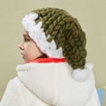 thumbnail image 4 of Elezay Santa Hats Santa Claus Hat Christmas Hat Xmas Holiday Hat Funny Christmas Hats Green Kids, 4 of 6