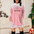 thumbnail image 1 of WILLBEST Vestidos Sudadera Larga Con Estampado Navideño Para Mujer, Top Informal Y Cómodo Para Las Fiestas, 2025 Elegante Y Acogedor Para La Temporada De Invierno, 1 of 3