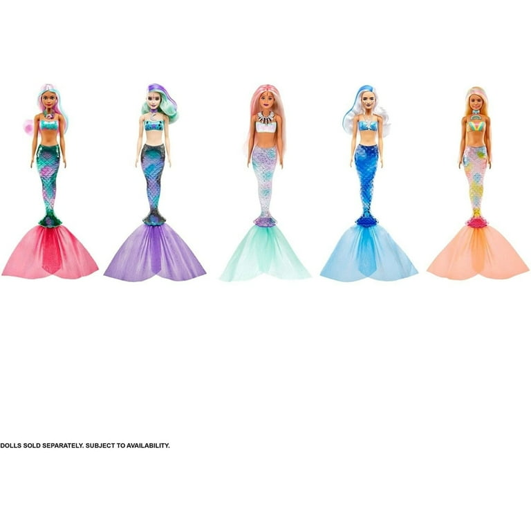 Barbie color reveal mermaid walmart hotsell