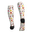thumbnail image 2 of Bixox Childrens Party Print Compression Socks,Compression Socks Women & Men Circulation for Medical,Running,Athletic, 2 of 7
