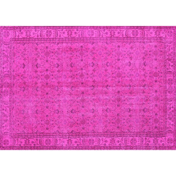 Ahgly Company Indoor Rectangle Persian Pink Bohemian Area Rugs, 5' x 7'