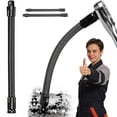 thumbnail image 4 of ZTTD 1/2 Flexible Shaft Extension Extender Torque Socket Wrench Ratchet Drive Bar Bendable Spring Steel Flex Reach Tool Long Connecting Rod Electric Impact Drill Adapter for Hard To Reach(14Inch), 4 of 9