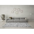 thumbnail image 3 of Ahgly Company Indoor Square Abstract Gray Modern Area Rugs, 7' Square, 3 of 4