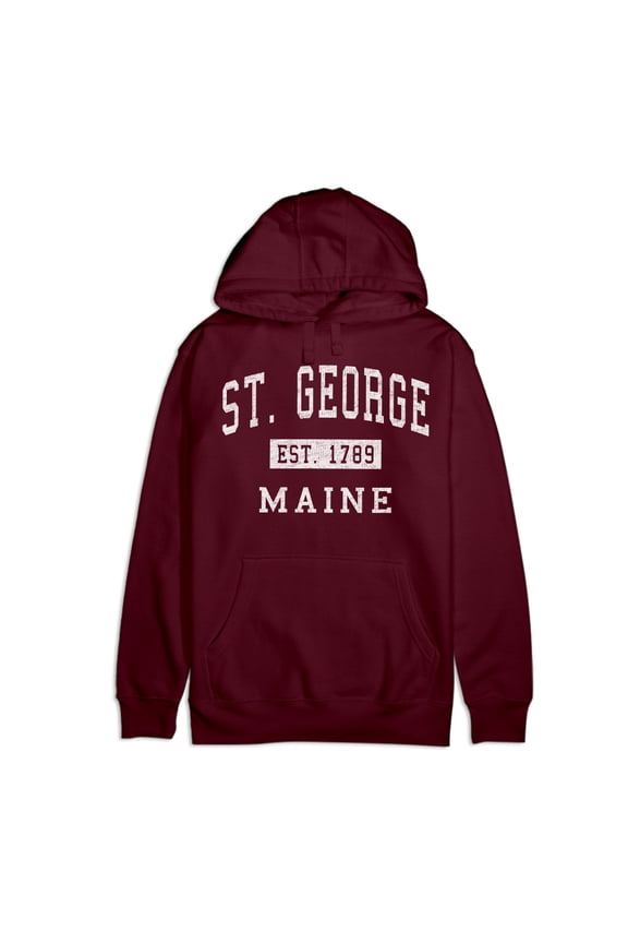 St. George Maine Classic Established Premium Cotton Hoodie