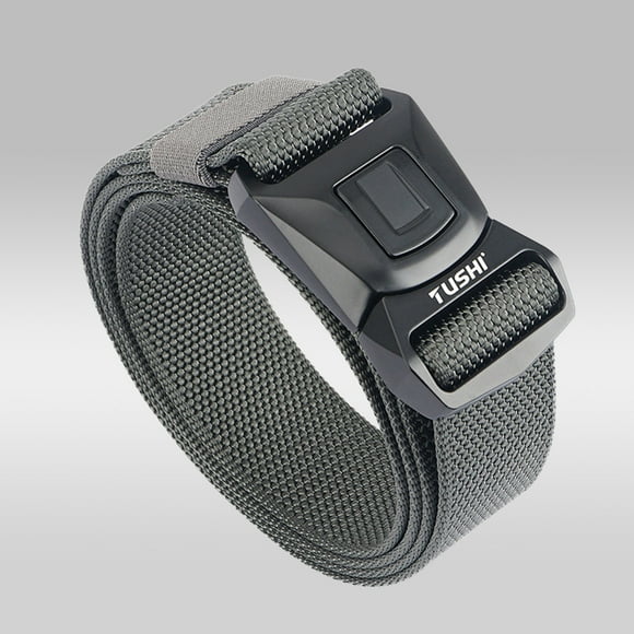 Men Belt Adjustable Length Multifunctional Wearproof Breathable Outdoor Sports Belt