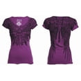 thumbnail image 3 of Archaic by Affliction Women's T-shirt Heart Torn, 3 of 4