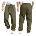 thumbnail image 3 of Hombre Pantalones De Trabajo Pantalones Rectos Casuales, 3 of 8