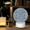 thumbnail image 6 of Naloa Paisley4 Acrylic LED Night Light Custom LED Lights Personalized Nightlight Customized Gifts for Family Couples Friends, 6 of 9