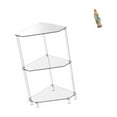 thumbnail image 6 of CarpNettore Acrylic Corner Side Table Three Tier End Table Resin Luther Statue Mary Figurine Modern Material Suitable for Home Office Garden Decora, 6 of 8