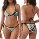 thumbnail image 3 of Fotbe Airplane World Map Adventure Traje de Baño para Mujer de Dos Piezas – Bikini Sexy de Tirantes Tipo Halter con Diseño Triangular, 3 of 6