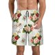 thumbnail image 1 of Balery Vintage Bike Flower Butterfly Traje de Baño Estilo Hawaiano para Hombre, Shorts de Secado Rápido con Bolsillos-X-Large, 1 of 6