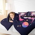 thumbnail image 4 of Castle Fairy Cute Axolotl Astronaut Twin Comforter Sets,Cartoon Cosmos Planet Bedding Set, 4 of 8