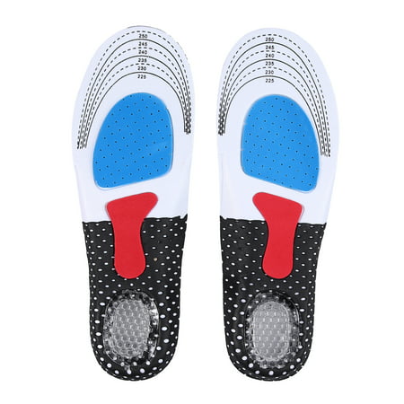ESYNIC Unisex Orthotic Arch Support Gel Insoles Sport Comfort Shoe Shock Absorb