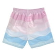 thumbnail image 7 of FORMRS Boys Swim Trunks Quick Dry Mesh Liner Boardshorts Sizes XS-XL, Light Pink Stripes, 7 of 7