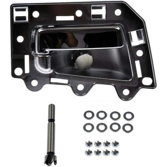 Dorman 91046 Rear Passenger Side Interior Door Handle for Specific Jeep Models, Chrome