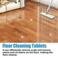 thumbnail image 6 of Floor Cleaning Tablets, Hard Floor Stain Remover, Floor Polishing Brightening Sheets, Deodorizing Cleaning Tabs, Lemon Herb Scent Deep Cleaner for Wood Tile Laminate Vinyl Household Floor Maintenance, 6 of 7