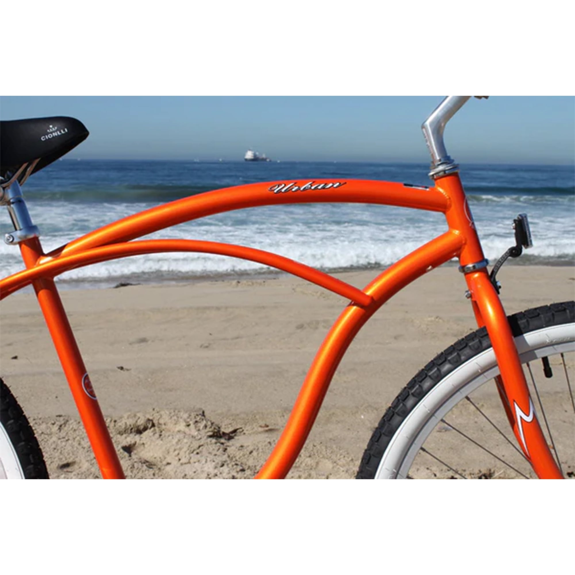 Firmstrong Urban Man, 26", Men's, Single Speed, Orange