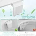 thumbnail image 4 of LIVINGbasics Ultra-Slim Toilet Bidet Attachment, Dual Nozzle Cold Water Non-Electric Design with Adjustable Pressure Control, Easy Installation, 4 of 6