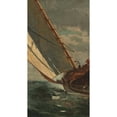 thumbnail image 3 of Homer, Winslow 15x24 Black Modern Framed Museum Art Print Titled - Breezing Up - left, 3 of 5