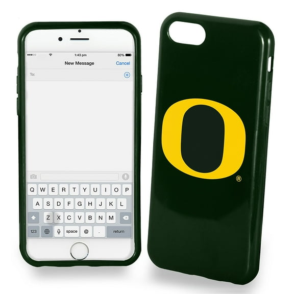 FOCO NCAA Oregon Ducks Soft Case For iPhone SE (2022-20), 8, 7 (4.7")