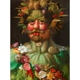 thumbnail image 2 of Arcimboldo, Giuseppe  15x18 Gold Ornate Wood Framed with Double Matting Museum Art Print Titled - Rudolf II of Habsburg as Vertumnus, 2 of 4