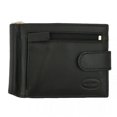 thumbnail image 2 of Wallet with money clip, genuine leather Black, 2 of 4