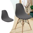 thumbnail image 4 of Shell Chair Seat Cover Ceremonies Hotel Slipcover Soft dark gray, 4 of 7