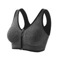 thumbnail image 1 of Tank Top Soft Lightweight Shock Resistance Comfortable Chest Binder Smooth Fixed Straps Breast Binders Running Sports Grey, 1 of 7