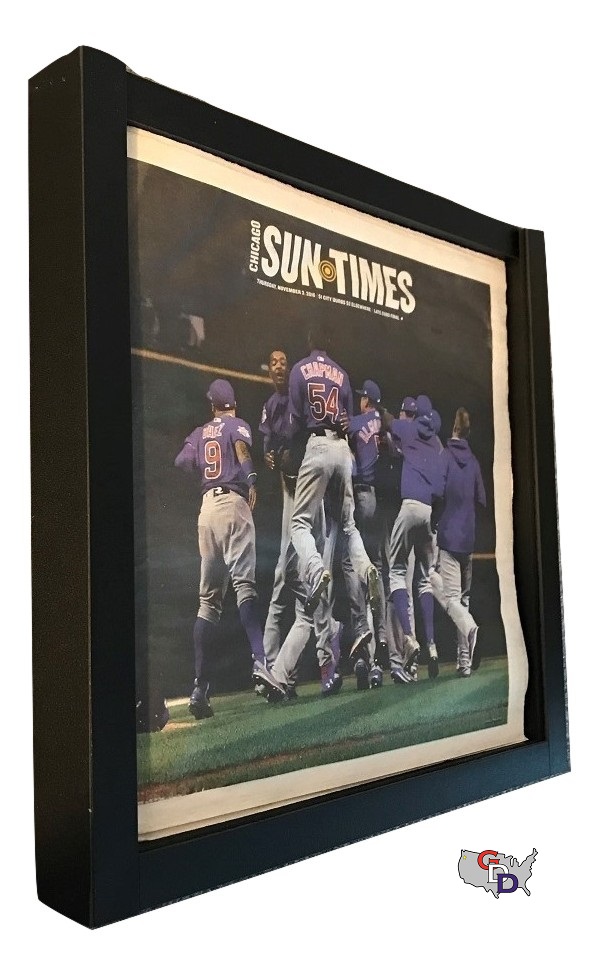 Standard Sized Newspaper Frame by GameDay Display